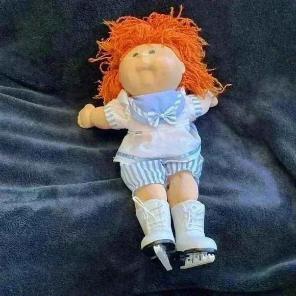 Vintage Red Haired Cabbage Patch Doll 1990 - Hasbro First Edition - Picture 9 of 11